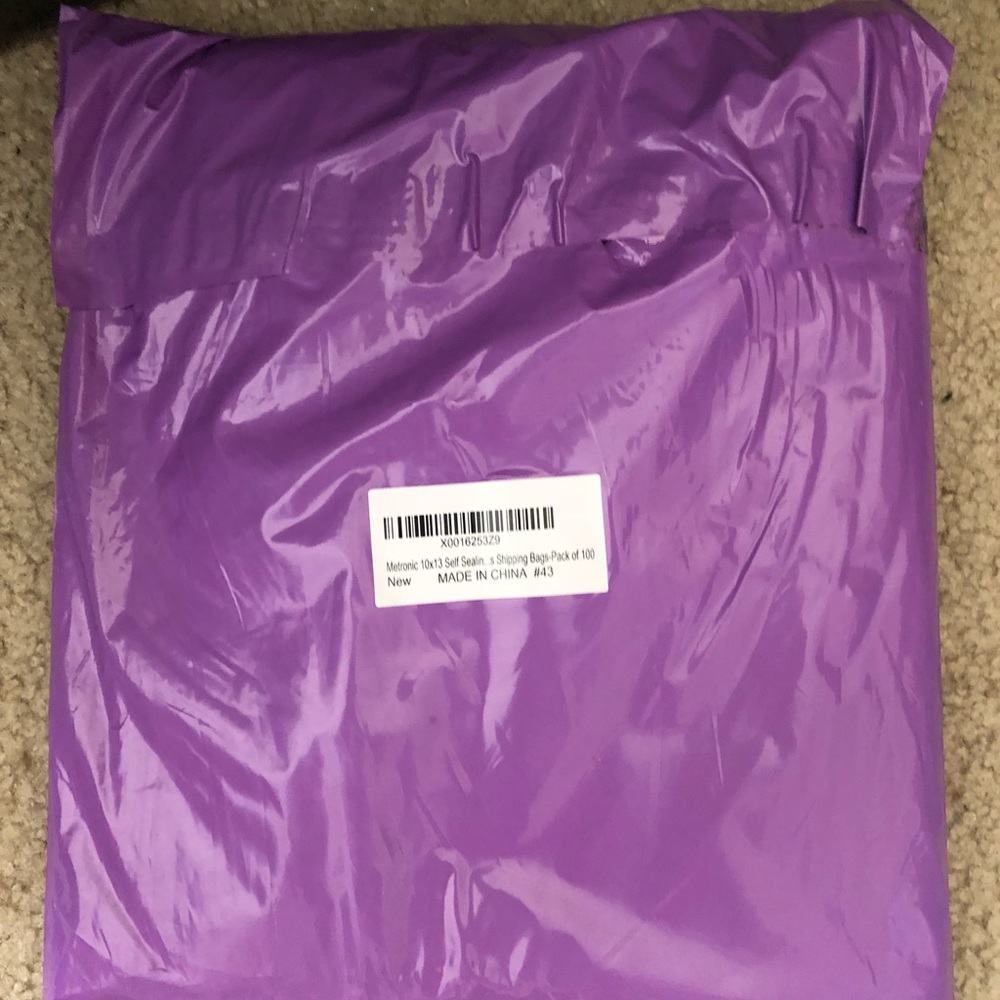 100 count self-sealing shipping bags